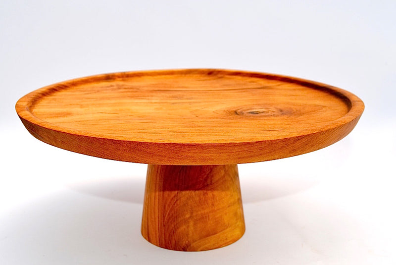 TEAK CAKE STAND