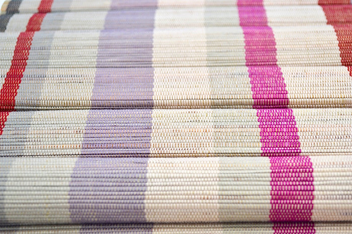 LAVENDER RAINBOW BAMBOO PLACEMATS W BANGS